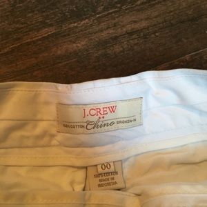 White J Crew Chino shorts